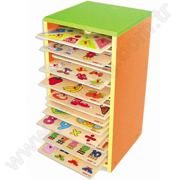 Puzzle Dolabı 25 Li 
