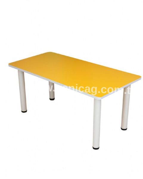 Metal Ayaklı Dikdörtgen Masa 60x120 Cm
